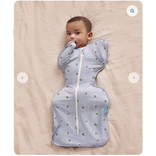 Swaddle Up™ 1.0 TOG Cotton Tan Houndstooth