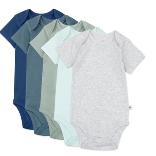 5-Pack Organic Cotton Long Sleeve Bodysuits | Honest Baby Clothing