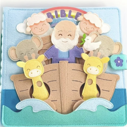 Bible Old Testament Quiet Busy Books – Christian Montessori Gift for Toddlers – TinyBusy