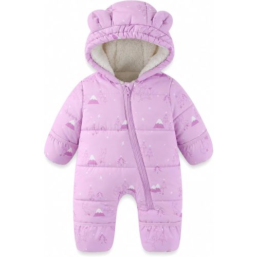 JiAmy Baby Girl Snowsuit Toddler Girl Winter Clothes Newborn Coat