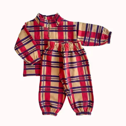 Brooks Set in Mars Red Plaid – Winnie + Crew