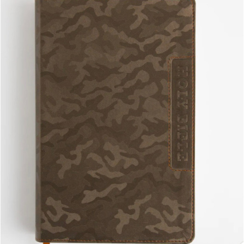 NIV Boys Bible - Leathersoft - Brown Camo - Comfort Print