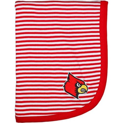 Creative Knitwear Louisville Cardinals Striped Baby and Toddler Blanket
