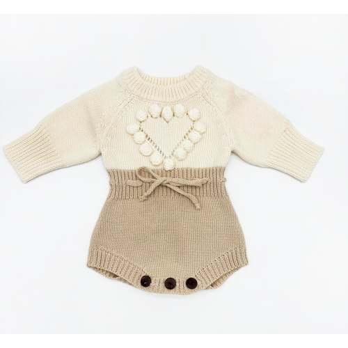 Cream Heart Romper Set – Olive and Cradle