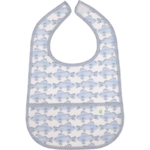 The Wipe It Bib, Fish - Apple of My Isla Bibs | Maisonette
