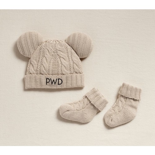 Disney Home x Sanderson Mickey Hat & Bootie Set | Pottery Barn Kids