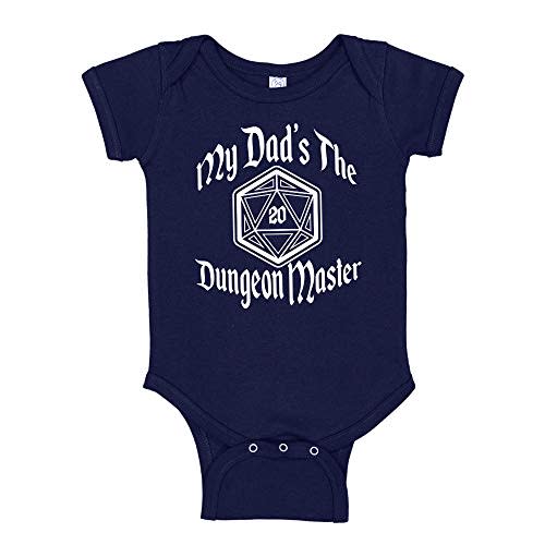 My Dad's The Dungeon Master Baby Bodysuit/Toddler T-Shirt RPG Baby Clothing
