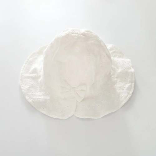 White Baby Hat