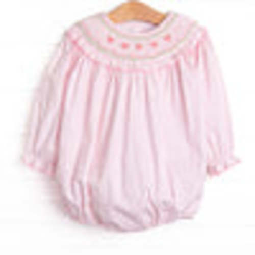 Kept Promise Petals Smocked Bubble, Pink – Stitchy Fish