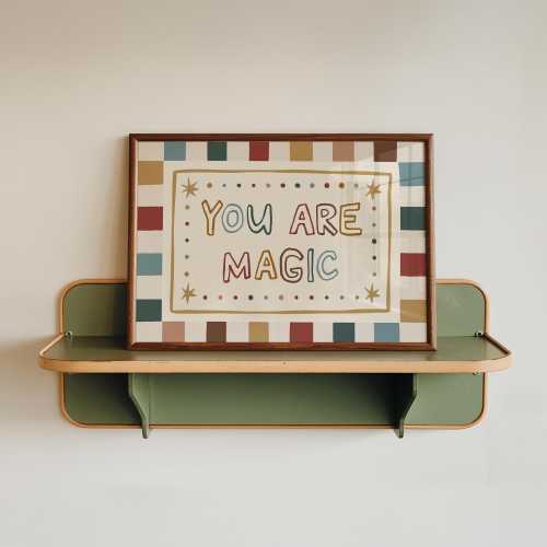 You Are Magic Print, Colorful Kids Room Decor, Nursery Quote Digital Download, Playroom Art