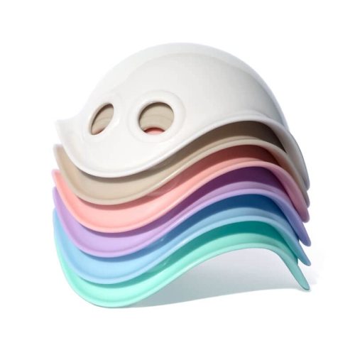 Fat Brain Toys Bilibo Mini by MOLUK - Pastels - Open-Ended Creative Play for Toddlers & Up