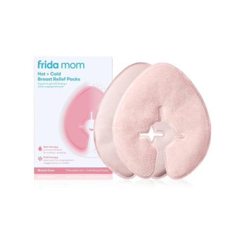 Frida Mom Breast Therapy Packs, Breast Pads, Cold & Hot Pack for Pain Relief, Breastfeeding Essentials for Lactation Support, Mastitis, Engorgement and Pump Aid, Postpartum Recovery, 2pk