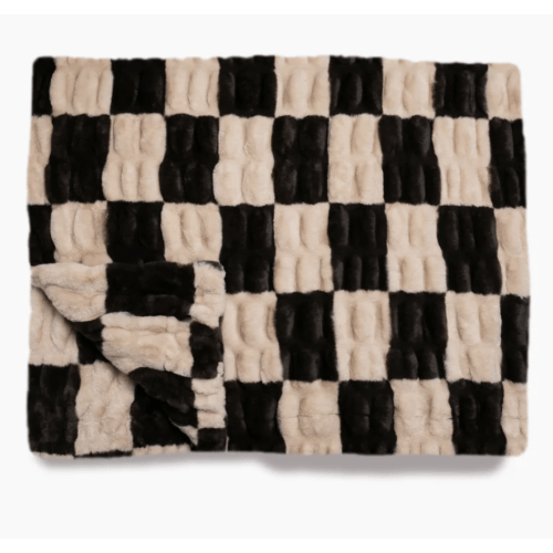 Espresso Check Blanket | Lola Blankets