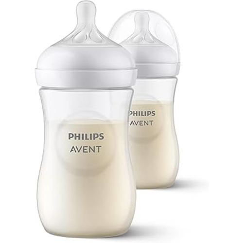 Philips Avent Natural Response Baby Bottles, 260ml, 2-Pack, SCY903/02