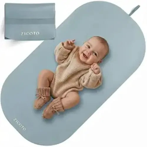 Beautiful Portable Baby Changing Pad - Wipeable Waterproof Diaper Mat