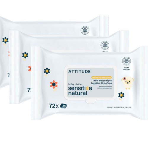 Attitude Baby Wipes - Sensitive Skin