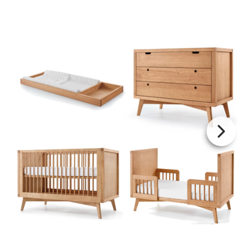 Mid-Century Retro Nursery Set | Modern Nursery Furniture – Simply Nursery
