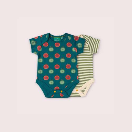 Apple Picking Organic Baby Bodysuit 2 Pack – Little Green Radicals