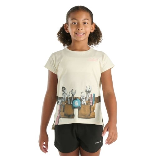 Girls' Short Sleeve Tool Belt T-Shirt (Toddler/Child/Youth)