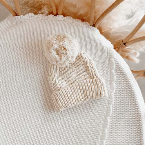 Chunky Knit Beanie - Honey – Blossom and Pear