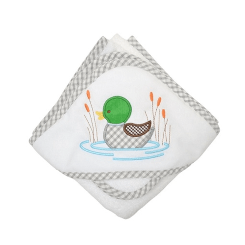 3 Marthas - Mallard Duck Hooded Towel and Washcloth Set