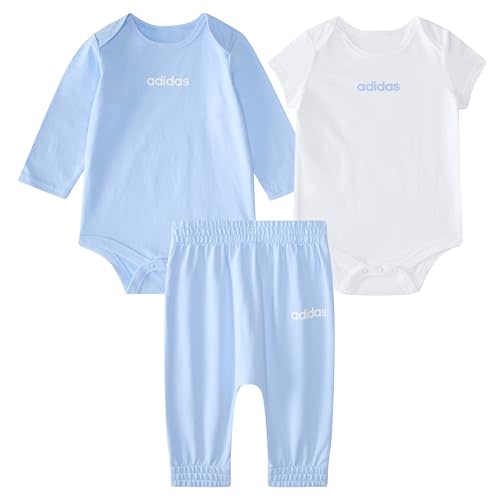 adidas Infant 3-piece Logo Bodyshirt & Pant Set