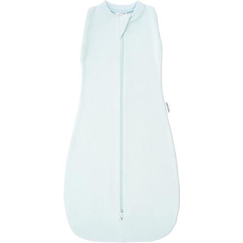 Tiny Twinkle Baby Sleep Sack 3-6 Months 1.0 TOG, Cotton & Elastane Wearable Blanket, Swaddle Transition Micro-Fleece, Machine Washable (Ice Blue)
