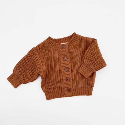 Theo Cardigan – Olive and Cradle | 3-6mo