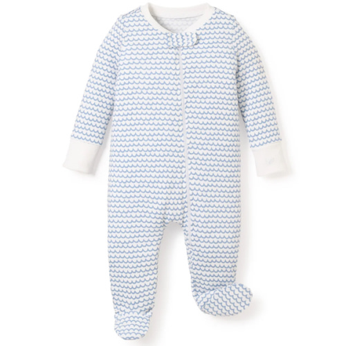 Baby's Pima Romper in La Mer, 3-6 mos