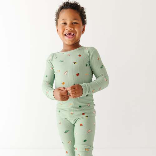 Backyard Bugs Small Ribbed Two-Piece Set