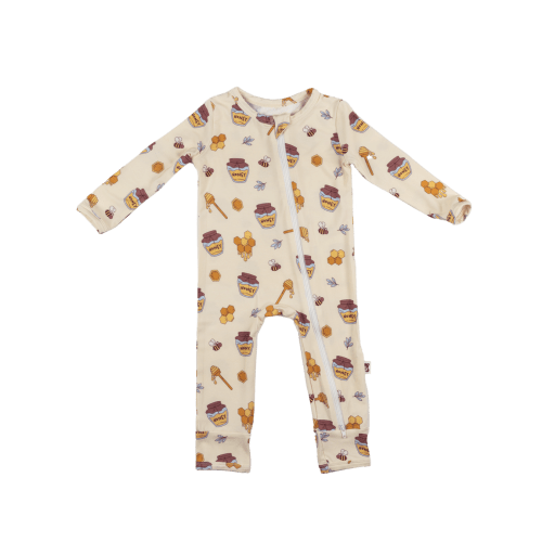 Zippered Romper (Honey & Hive) – Snuggle & Slumber