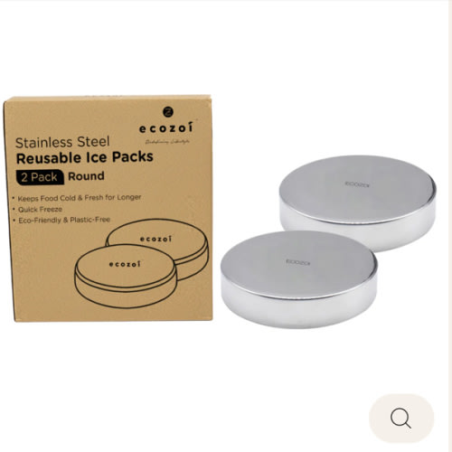 Shop the Best 4-Pack Stainless Steel Ice Packs for Lunch Boxes – ecozoi