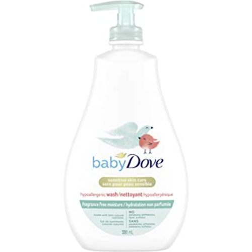 Baby Dove Tip to Toe Baby Wash Sensitive Moisture hypoallergenic and fragrance free 591 ml