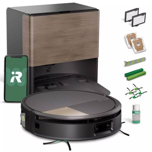 iRobot Roomba Max 705 Combo Cordless Vacuum & Mop X185020 5.8" Cleaning Path Black