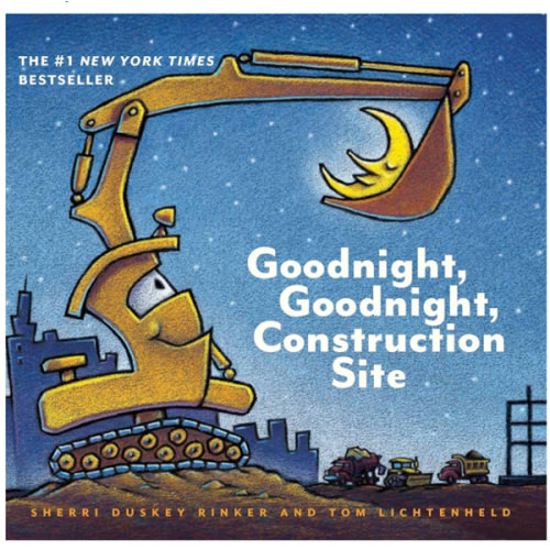 Goodnight, Goodnight Construction Site (Board Book for Toddlers, Children's Board Book)