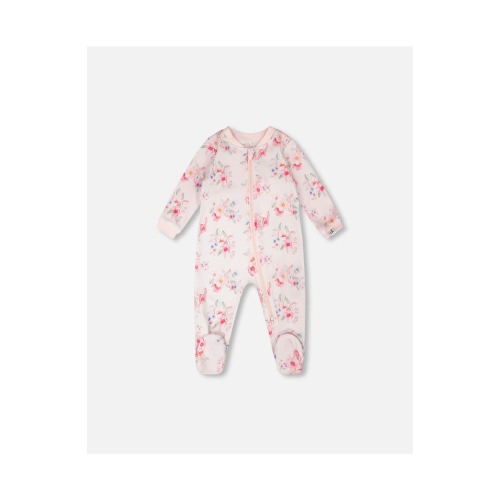 Organic Cotton Flower Print One-Piece Pyjama