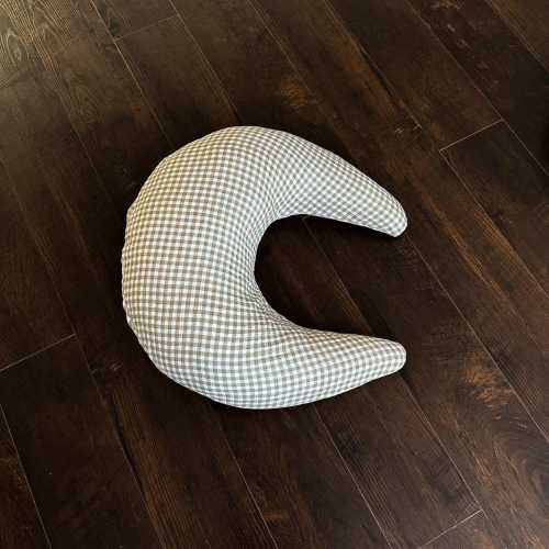 Gingham muslin snuggle me organic cover