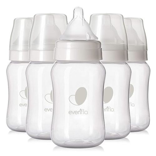 Evenflo Feeding Premium Proflo Venting Balance Plus Wide Neck Bottles - 9 oz. (Pack of 6)