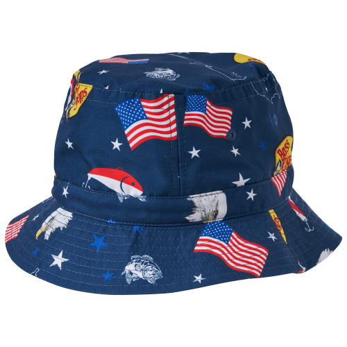 Bass Pro Shops Bass Americana Bucket Hat for Kids