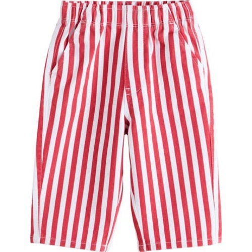 Kids' Stripe Cotton Twill Pull-On Pants, 12-18M