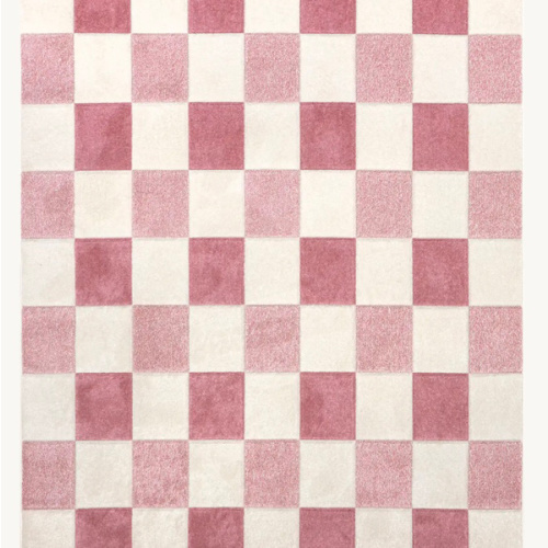 Alexie Two-Tone Checkered Rug | Pink – Rugs USA