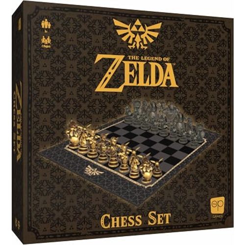 The Legend of Zelda Collector's Chess Set, Link vs. Ganondorf Strategy Game, 32 Custom Sculpted Hero & Villain Pieces, Classic Board Game for Zelda Fans, Officially Licensed Nintendo Merchandise