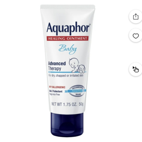 Aquaphor Baby Unguento Curativo para la Dentición, Babas y Dermatitis Del Pañal, Tamaño de Viaje, 1.75 oz es elegible para HSA/FSA