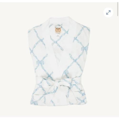 Ready or Not Robe (Women) - Buckhead Blue Belle Meade Bow with Worth A