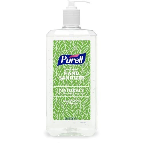 PURELL Advanced Hand Sanitizer Naturals with Plant-Based Alcohol, Citrus Scent, 1 Liter Pump Bottle (Pack of 1) - 3280-04-CMR