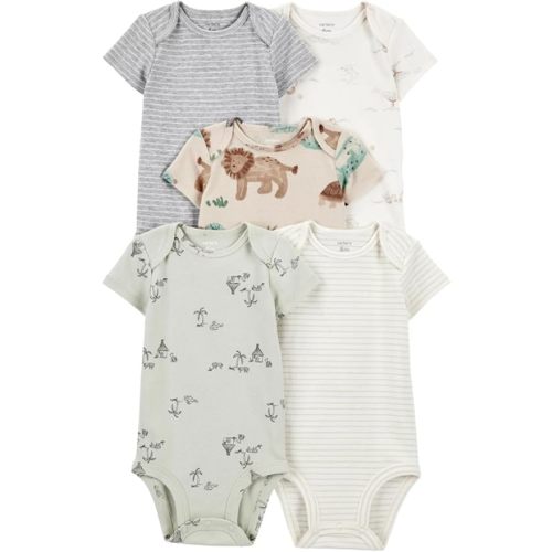 Carter's Baby Boys 5-Pack Original Short Sleeve Bodysuits