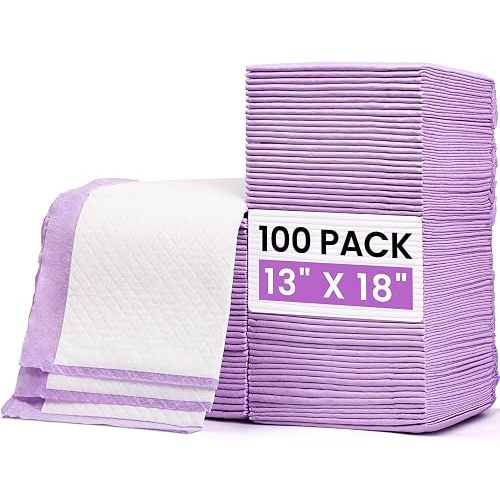Baby Disposable Changing Pads 100 Pack Disposable Baby Underpads Ultra Soft Waterproof Diaper Changing Liners 13 x 18 in