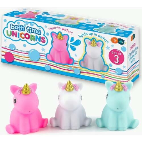 Buddy & Barney: Bath Time Unicorns - 3 Piece Toy Set, Toddler-Kids Ages 10mo+ - Buddy and Barney | Maisonette
