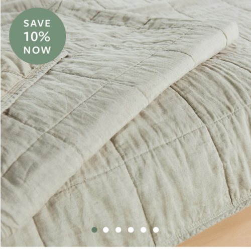 Natural Linen Quilt