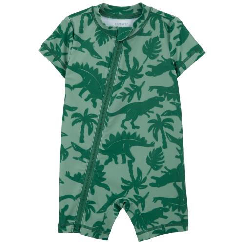 Baby Dinosaur 1-Piece Rashguard - Style,Green